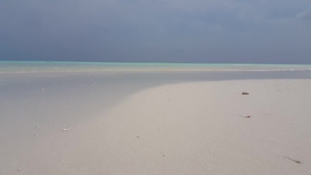 Images Pittoresques Île Tropicale Avec Une Belle Mer Cristal — Video