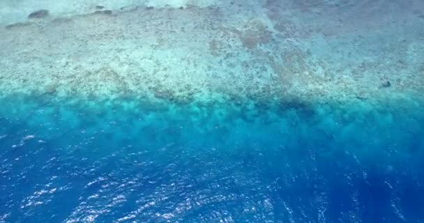 Rippling Turquesa Superfície Água Vista Natureza Jamaica Caribe — Vídeo de Stock