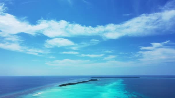 Fantastisk Utsikt Havet Sommerferie Jamaica Karibia – stockvideo