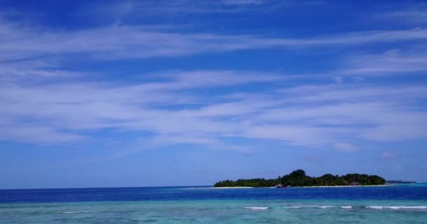 Spokojny Widok Morze Spędzić Wakacje Bali Indonezja — Wideo stockowe