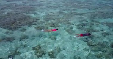 Şnorkelle yüzmek ve dalış Karayip adasında egzotik yaz tatili 