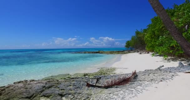 Serene Eilandkust Ochtend Thailand Zomer Reis — Stockvideo