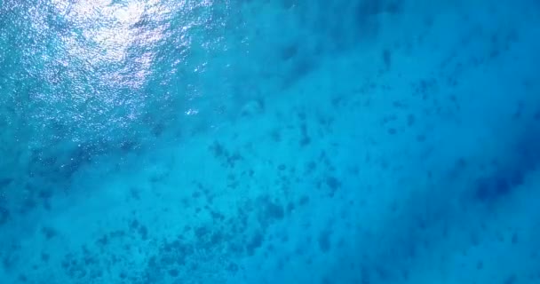Vuela Sobre Agua Azul Turquesa Viaje Seychelles Océano Índico — Vídeo de stock