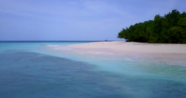 Verbazingwekkend Uitzicht Drone Het Zuidoosten Van Bali Indonesië — Stockvideo