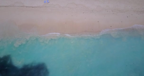柔らかい結晶水で海岸線 バリ島の自然景観 インドネシア — ストック動画