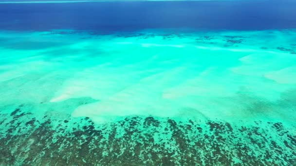 Mer Turquoise Vibrante Vacances Sur Bali — Video