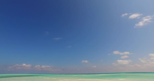 Costa Ilha Serena Pela Manhã Tailândia Viagem Verão — Vídeo de Stock