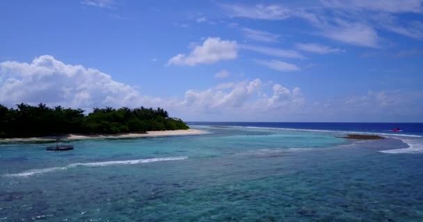 Uitzicht Zee Het Tropische Eiland Exotisch Landschap Bali Indonesië — Stockvideo