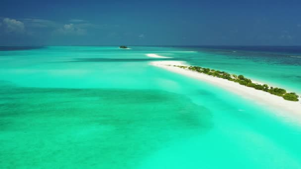Verbazingwekkende Turquoise Heldere Zee Landschap Genieten Van Een Zomervakantie Filippijnen — Stockvideo