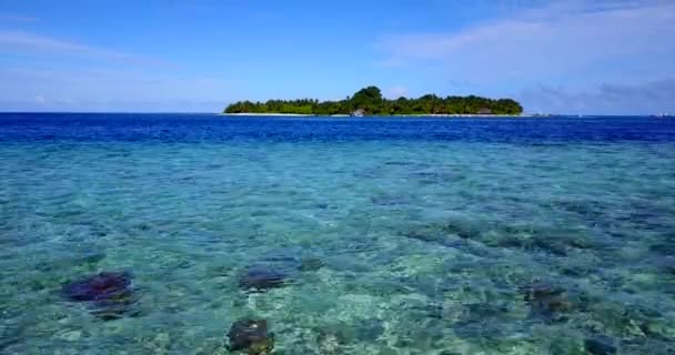 Tropical Island Daytime Sunny Summer Nature Bali — Stock Video