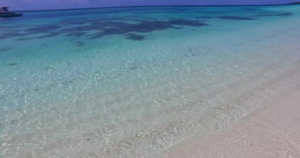 Διαφανής Θάλασσα Στην Ακτογραμμή Τοπίο Της Τζαμάικα Καραϊβική — Αρχείο Βίντεο