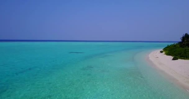 Playa Turquoise Con Isla Viaje Verano Australia — Vídeo de stock