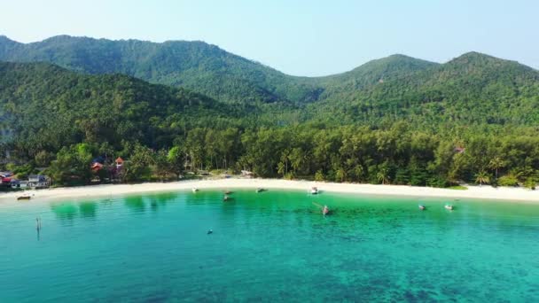 Lagune Verte Hautes Montagnes Paysages Été République Dominicaine Caraïbes — Video