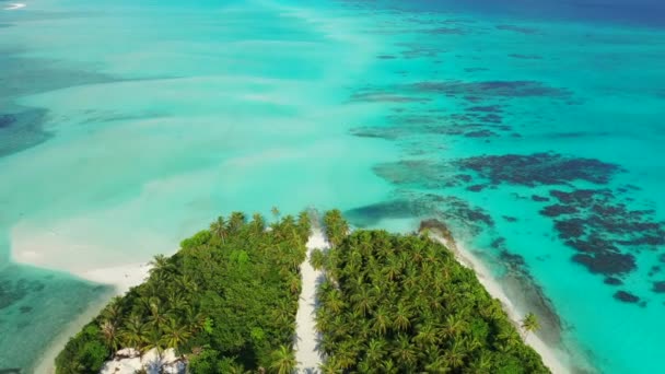 Blick Auf Tropische Inseln Bei Tag Pauschalreisen Sommer Nach Bali — Stockvideo