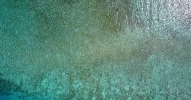 Acqua Cristallina Increspata Vacanze Estive Bali Indonesia — Video Stock
