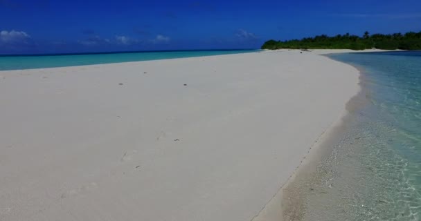 Costa Del Mar Bajo Sol Brillante Vacaciones Verano Bali Indonesia — Vídeos de Stock