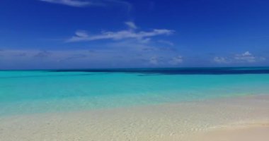 Şefkatli sakin deniz kenarı. Endonezya, Bali 'deki Doğa Manzarası.  