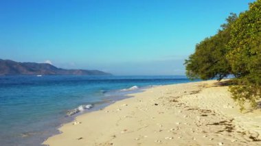 Calm seascape view. Enjoying nature of Dominican Republic, Caribbean.   