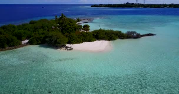 Isla Tropical Con Costa Vacaciones Bali — Vídeos de Stock