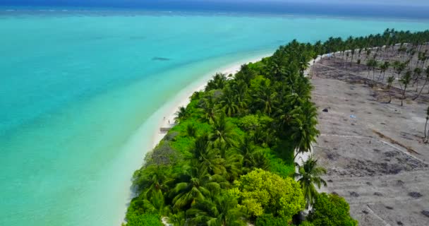 Exotische Natur Von Bora Bora Französisch Polynesien — Stockvideo