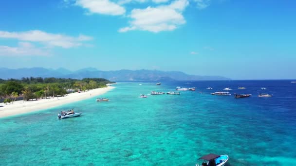 Isla Popular Con Zona Veraneo Viaje Tailandia — Vídeo de stock