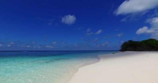 Vue Aérienne Île Par Drone Paysages Tropicaux Barbade Caraïbes — Video