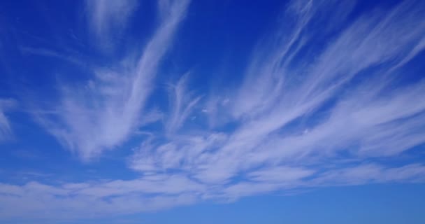 Blauwe Lucht Met Witte Coluds Zomer Reis Naar Antigua — Stockvideo