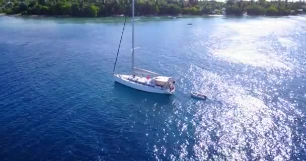 Exotische Natur Von Bora Bora Französisch Polynesien — Stockvideo