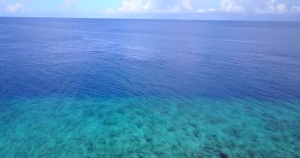 Heitere Seelandschaft Tag Sommerliche Meereslandschaft Von Bali — Stockvideo