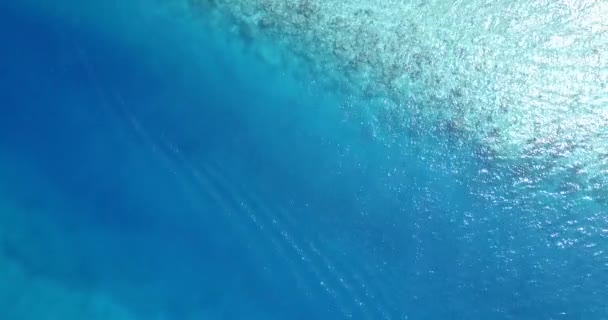 Meerwasseroberfläche Von Der Drohne Aus Betrachtet Sommerreise Nach Thailand — Stockvideo