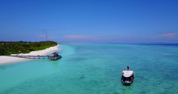 島の空中風景 アジアの熱帯性 — ストック動画