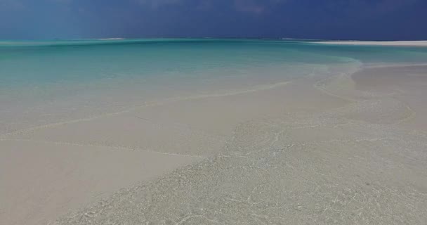 Serene Kust Met Wit Zand Vrije Tijd Thailand — Stockvideo