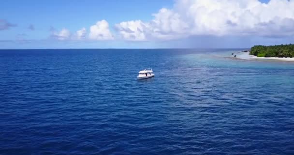 Cena Paisagem Marinha Brilhante Viagem Verão Bali Indonésia — Vídeo de Stock