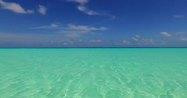 Aguas Verdes Mar Salpicadas Situación Naturaleza Tropical Jamaica Caribe — Vídeos de Stock