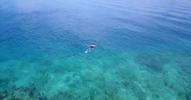Malediven Mooie Zee Achtergrond Ontwerp Voor Vakantie — Stockvideo