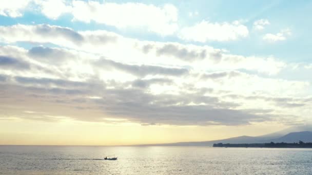 Sonnenuntergang Meer Tropisches Paradies Bora Bora Französisch Polynesien — Stockvideo