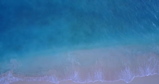 Olas Transparentes Mar Azul Viaje Verano Hawaii Estados Unidos — Vídeo de stock