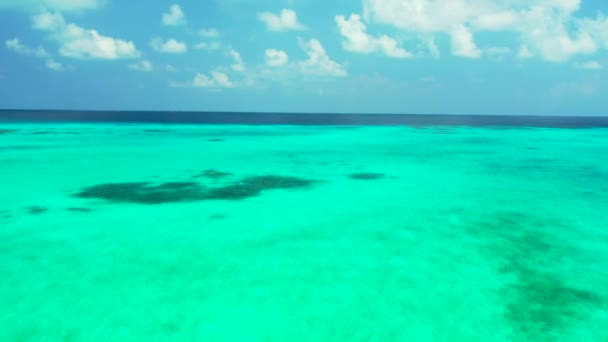 Przylądek Morski Dzień Podróż Bora Bora Polinezja Francuska — Wideo stockowe