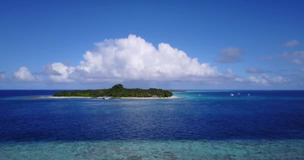 白天的海洋场景 美国夏威夷的异国情调 — 图库视频影像