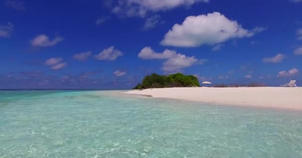 Rustige Kustzone Van Het Eiland Thailand Zomer Reis — Stockvideo