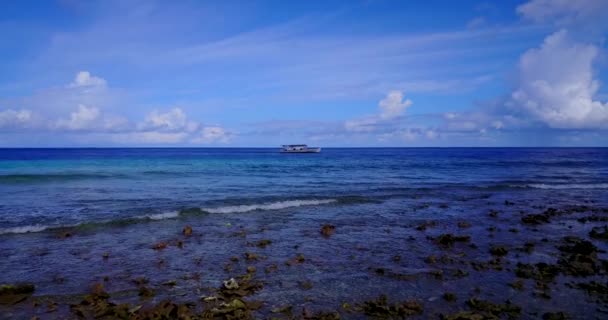 Litoral Tropical Durante Verão Tempo Lazer Tailândia — Vídeo de Stock