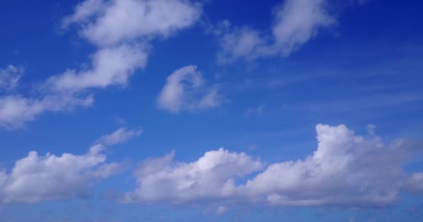 Seelandschaft Mit Blauem Klaren Himmel Hintergrund Exotische Reise Nach Fidschi — Stockvideo