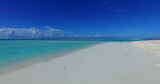 Άδειο Πρωί Φυσική Σκηνή Του Gili Trawangan Ινδονησία — Αρχείο Βίντεο