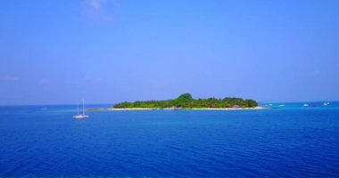 Mavi deniz manzarası. Endonezya, Bali 'nin tropik cenneti.