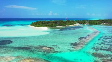 Gündüz deniz manzarası. Tayland 'a yaz yolculuğu.