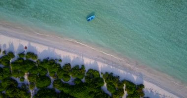  Tropikal adalı deniz manzarası. Endonezya, Bali 'de yaz tatili.  