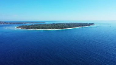 Gündüz vakti deniz manzarası. Endonezya 'nın Bali Doğası.