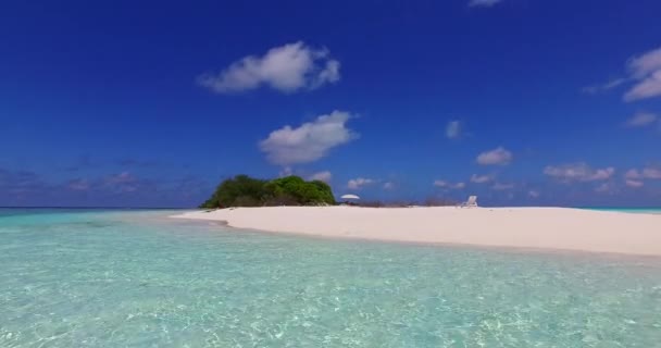 Una Spiaggia Serena Giorno Tempo Libero Thailandia — Video Stock