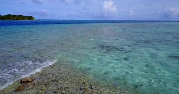 Płytki Widok Morze Podróż Bali Indonezja — Wideo stockowe