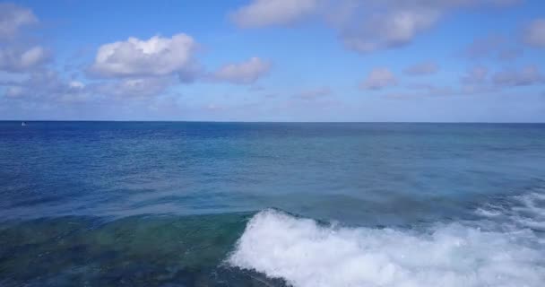 Přirozené Mořské Pozadí Přírodní Scenérie Bali Indonésie — Stock video